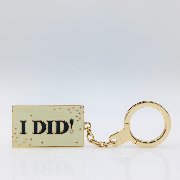‼️SOLD‼️ Kate Spade “I do, I did!” Keychain Bag Charm - Picture 4 of 7
